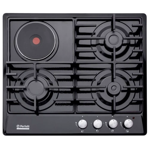Варочная поверхность газовая Perfelli HKM 63490 BL
