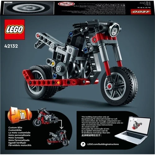 Конструктор LEGO Technic Мотоцикл 163 деталі (42132) фото 4