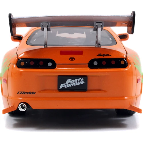 Машина металлическая Jada Форсаж Toyota Supra 1995 Оранжевая 1:24 (253203005)