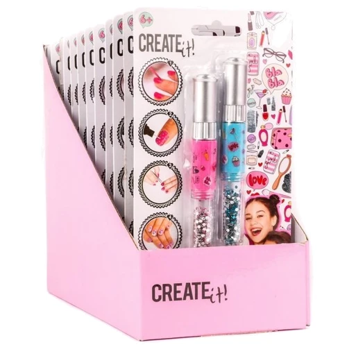 Набор детский для дизайна ногтей 3 в 1 CREATE IT! в ассортименте 84100: Тип Аксессуары для ногтей