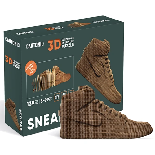 Картонный конструктор Cartonic 3D Puzzle High top sneaker