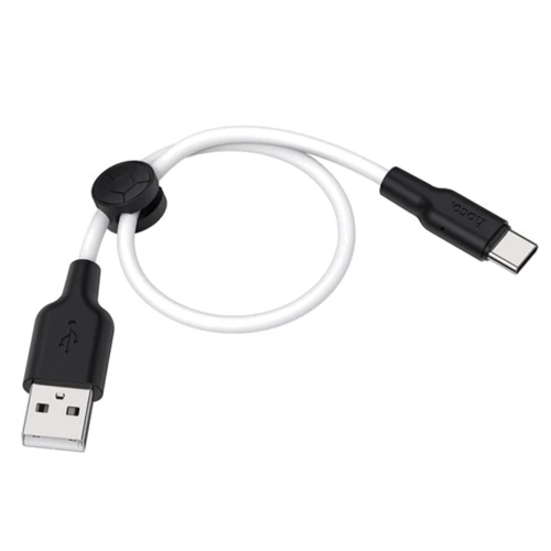 Кабель Hoco USB Cable to USB-C X21 3A 0.25m Black/White: Длина 0.25 м