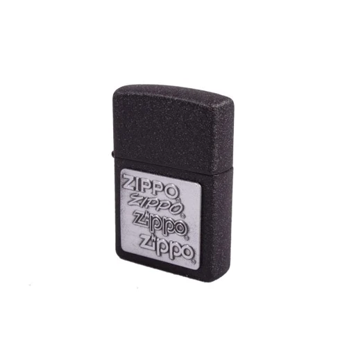Зажигалка Zippo PEWTER EMBLEM BLACK CRACKLE (363) фото 3