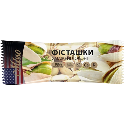 Фисташки Misso жареные соленые 40 г (4820232570524)
