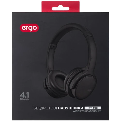 Наушники Ergo BT-490 Black: Назначение для смартфона и плеера