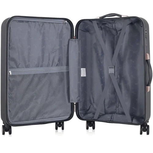 Чемодан Semi Line 24" (M) Black (T5787-2): Застежка Молния
