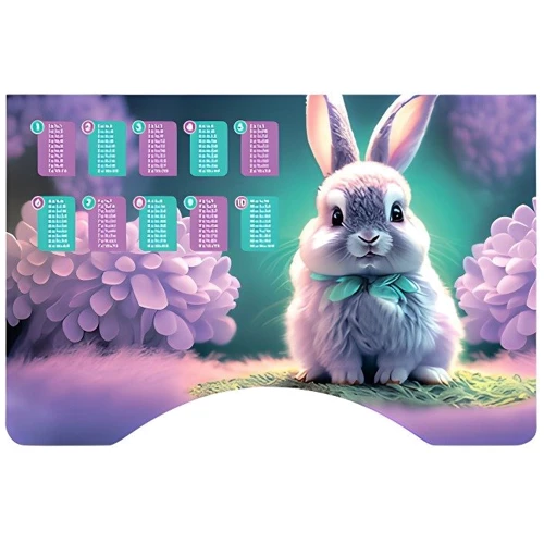 Дитяча парта з надбудовою та стільцем Bambi Зайчик білий (N 2071-1-1): Вік дитини от 6-ти лет