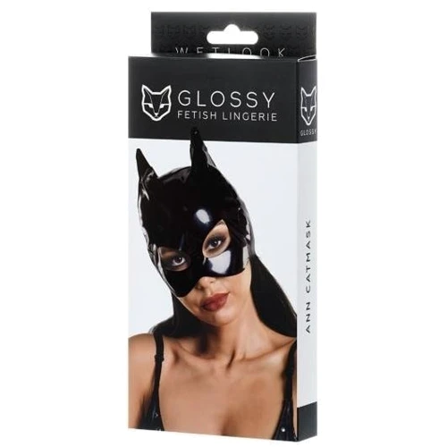 Маска Кошечки Glossy Wetlook Ann Catmask