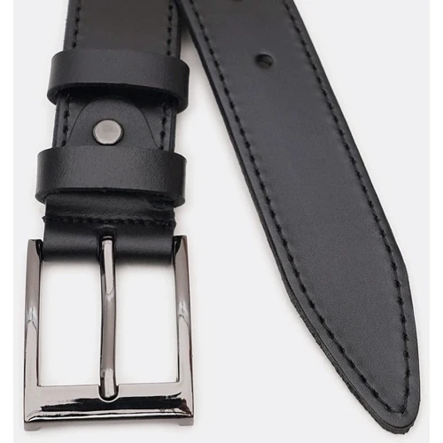 Мужской ремень Borsa Leather черный (V1125FX09-black): Пол Мужской