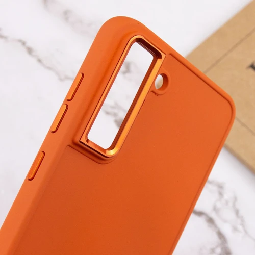 Чехол для телефонов TPU Case Bonbon Metal Style Papaya for Samsung S926 Galaxy S24 Plus: Материал TPU (термополиуретан)