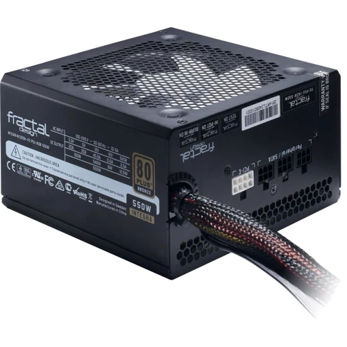 Блок живлення Fractal Design 550W (FD-PSU-IN3B-550W-EU): Модульні (знімні) кабелю є