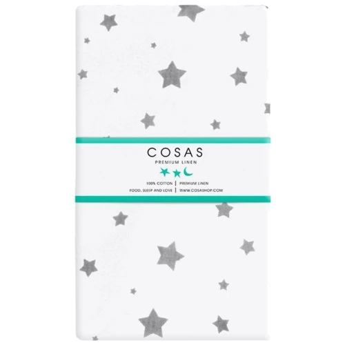 Набор простыней Cosas Light blue/Star grey 120x60 см (4822052056752)