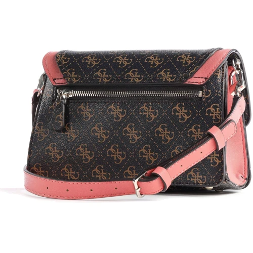 Женская сумка кросс боди Guess Camy Crossbody Flap темно-коричневая (HWSG7741180-BRM): Пол Женский