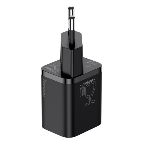Зарядное устройство Baseus USB-C Wall Charger Super Si 25W Black with Cable USB-C to USB-C (TZCCSUP-L01): Кабель в комплекте USB-C