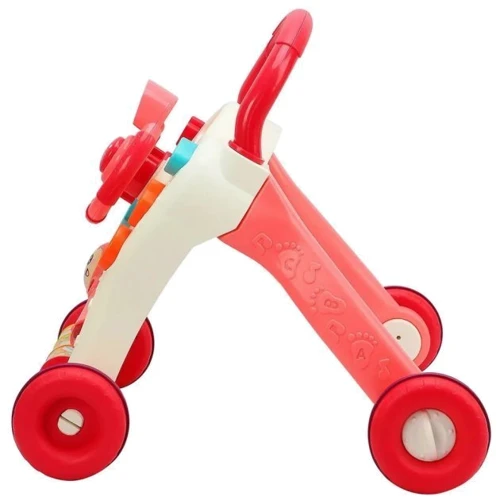Детские ходунки-каталка Limo Toy 698-62-63 с музыкой и светом (Розовый) фото 5
