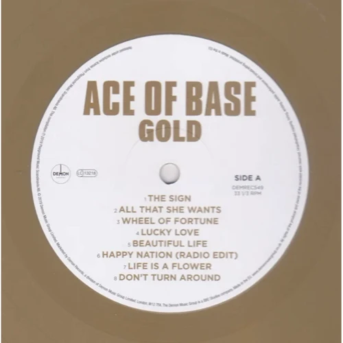 LP I-DI Ace Of Base: Gold - Gold Vinyl (LP0067) фото 3
