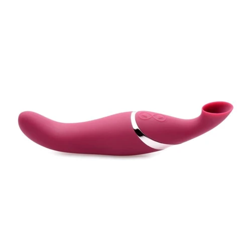 Женский стимулятор с вакуумом Inmi Shegasm Intense 2 in 1 Clit Stimulator