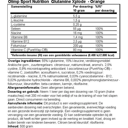 Аминокислота для спорта Olimp Glutamine Xplode 500 g /50 servings/ Pineapple: Вкус Ананас
