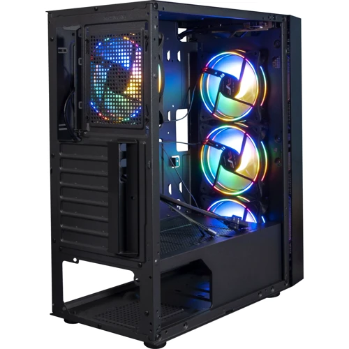 Корпус Frime Nucleus Black (Nucleus-U3-GLS-4DTRMLT16.6WP): Форм-фактор материнской платы ATX/MicroATX/Mini-ITX