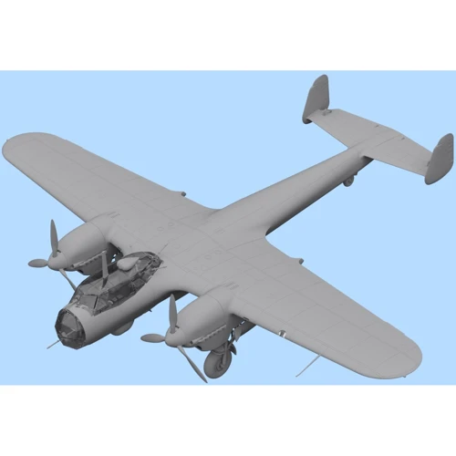 Німецький літак-розвідник Do 215B-4 WWII German reconnaissance plane (ICM72305): Масштаб 1:72
