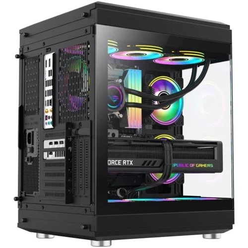 Корпус GameMax HYPE Black: Форм-фактор материнської плати ATX/MicroATX