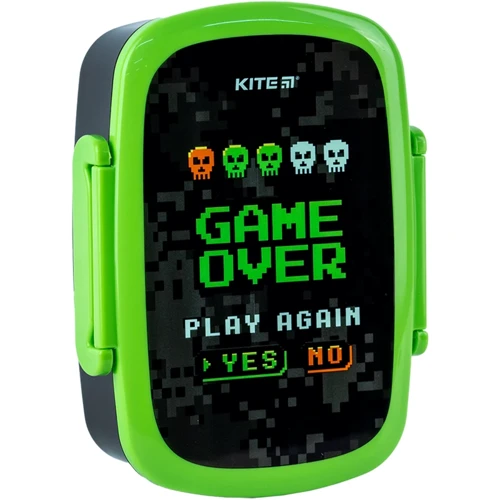 Ланчбокс Kite Game over із наповненням 750 мл (K24-163-1)