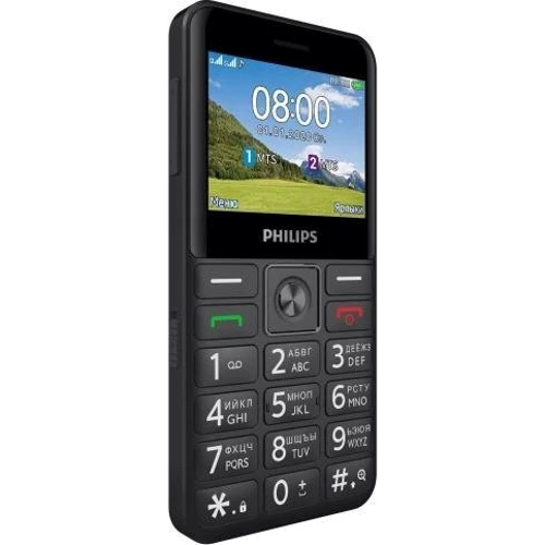 Мобільний телефон Philips Xenium E207 Black (UA UCRF): Камера 0.08 МП