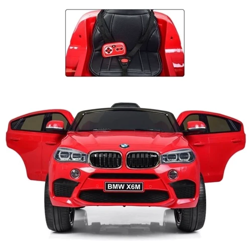 Дитячий електромобіль Bambi Racer Джип BMW X6M, червоний (JJ2199EBLR-3): Рекомендований вік от 3 лет до 8 лет