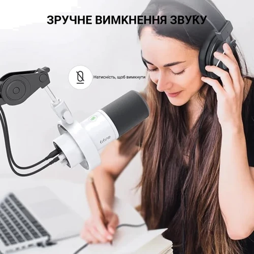 XLR Микрофон Fifine K688W: Разъем XLR