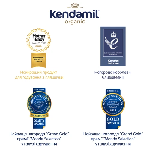 Сухая молочная смесь Kendamil Organic 1 с рождения до 6 мес. 800 г (77000332): Тип Смеси молочные