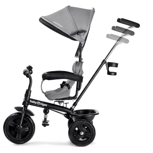 Трехколесный велосипед Babytiger Fly Gray (BTRFLYGRY00000): Диаметр колес, дюймов 10