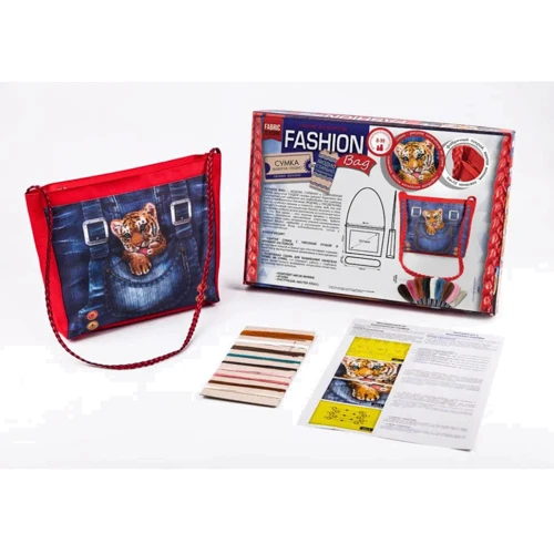 Комплект для творчества Danko Toys "Fashion Bag" FBG-01-03-04-05 вышивка мулине (FBG-01-03): Производитель Danko toys