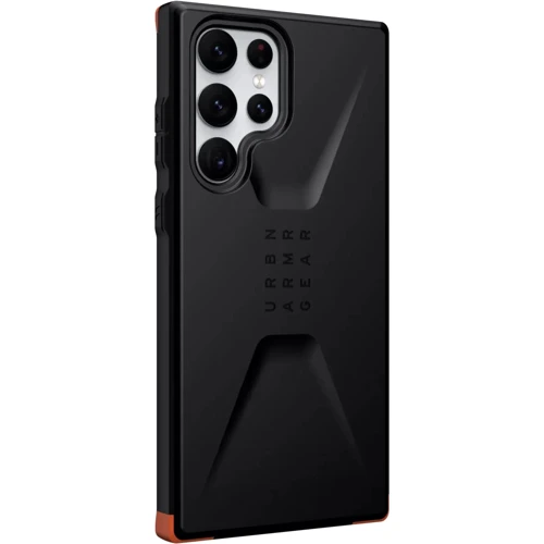 Чохол для телефона Urban Armor Gear UAG Civilian Black (21344D114040) для Samsung S908 Galaxy S22 Ultra: Матеріал TPU (термополиуретан)