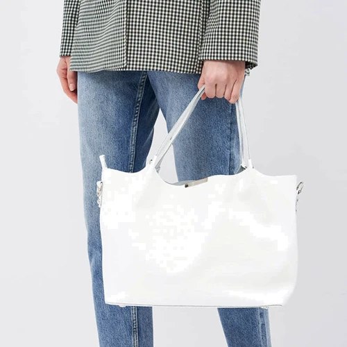 Женская сумка шоппер Ricco Grande белая (1l943-white): Пол Женский