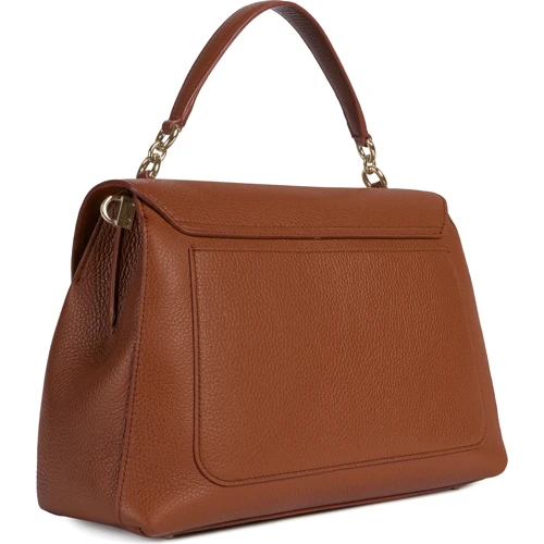 Жіноча сумка-сетчел Furla Sleek M Top Handle 03B00 коричнева (BZP0ABRHSF00003B00): Фактура матова, Зерниста