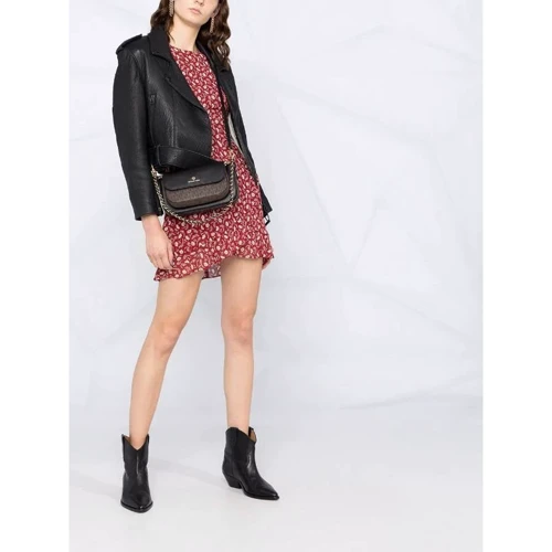 Женская сумка через плечо Michael Kors Jet Set Charm Md 4in1 Pouch Xbody черная (32H0GT9C8L292) фото 9