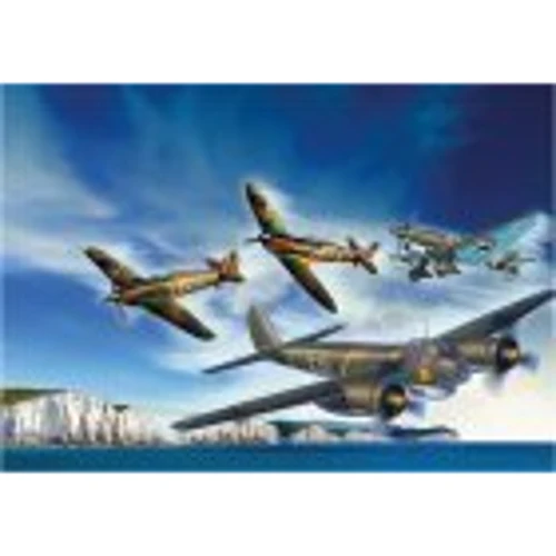 Сборная модель-копия Revell Набор в честь 80-летия Битвы за Британию 4 самолета Уровень 5 (RVL-05691): Производитель Revell