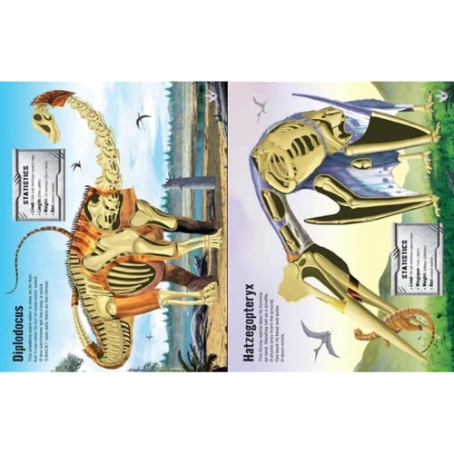 Build Your Own Dinosaurs Sticker Book / Створіть свою власну книгу з наліпками динозаврів: Производитель Usborne