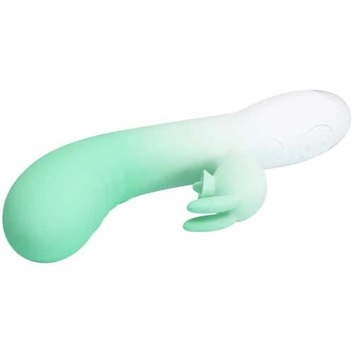 Вибратор LYBAILE Pretty Love Cerberus Rabbit Vibrator Light Green (BI-014795-A1B)