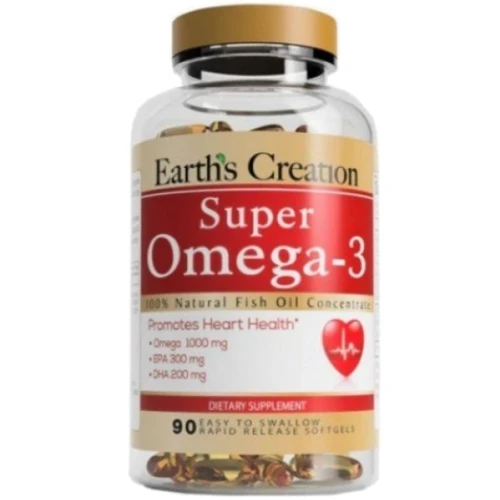 Earth‘s Creation Super Omega-3 Омега 3 1000 мг 90 капсул