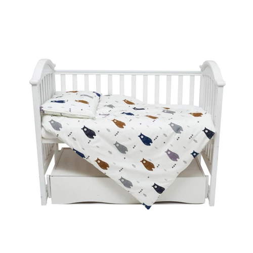 Дитяче ліжко Twins Satin Limited bear синій (3026-TSL-09)