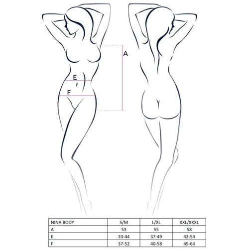Боди Passion NINA BODY XXL/XXXL
