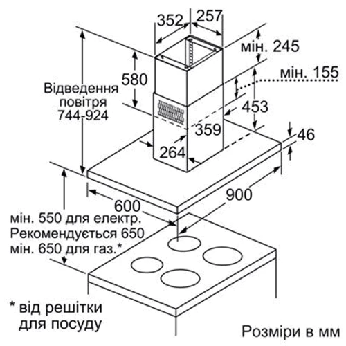 Витяжка Siemens LF91BB552 фото 5