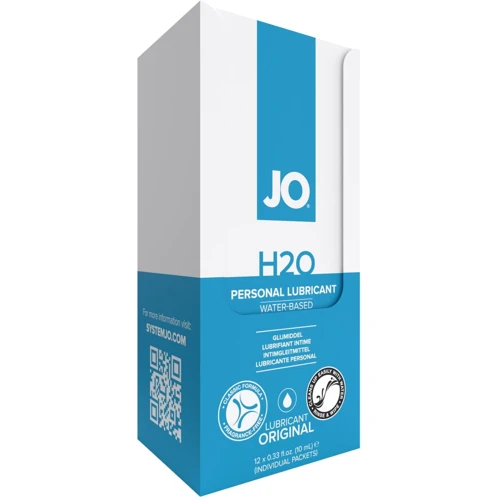 Набор лубрикантов System Jo Foil Display Box – JO H2O Lubricant – Original – 12 x 10ml