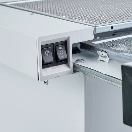 Вытяжка Grifon GR TL F4 60 WH: Материал корпуса крашенный металл