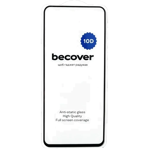 Аксессуар для смартфона BeCover Tempered Glass 10D Black for Xiaomi Redmi 12 5G (711370)