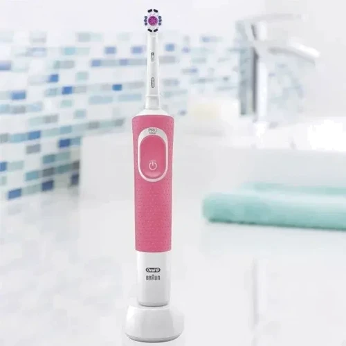 Зубная щетка Braun Oral-B D100.413.1 Vitality Pink 3DW: Назначение взрослая