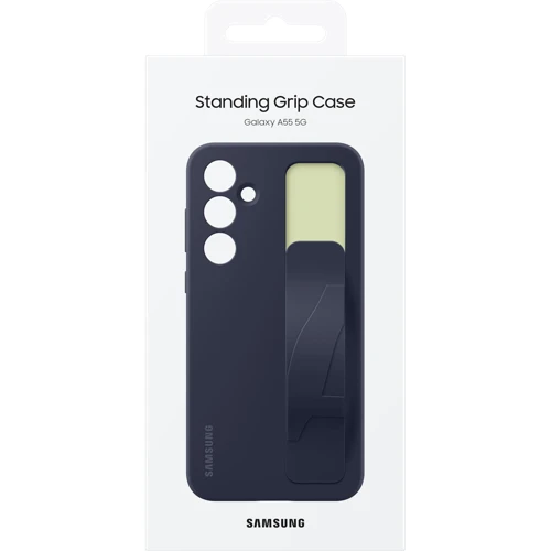 Чехол для телефонов Samsung Standing Grip Case Black (EF-GA556TBEGWW) for Samsung A556 Galaxy A55: Пленка в комплекте нет