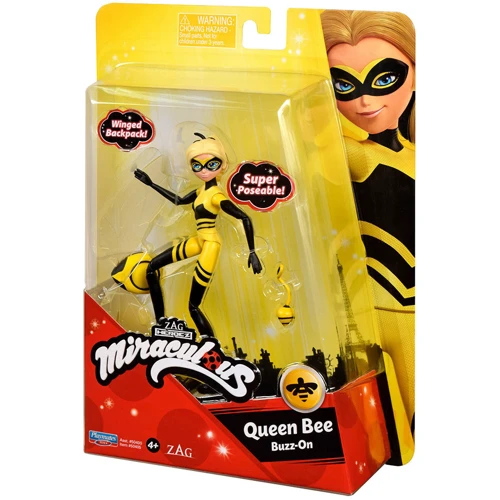 Кукла Miraculous Леди Баг и Супер-Кот S2 - Квин Би (12 cm, с аксес.): Особенности На шарнирах