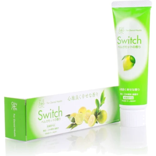 Zettoc Switch Toothpasta Зубная паста с экстрактом бергамота 100 ml: Назначение Отбеливание, Очищение